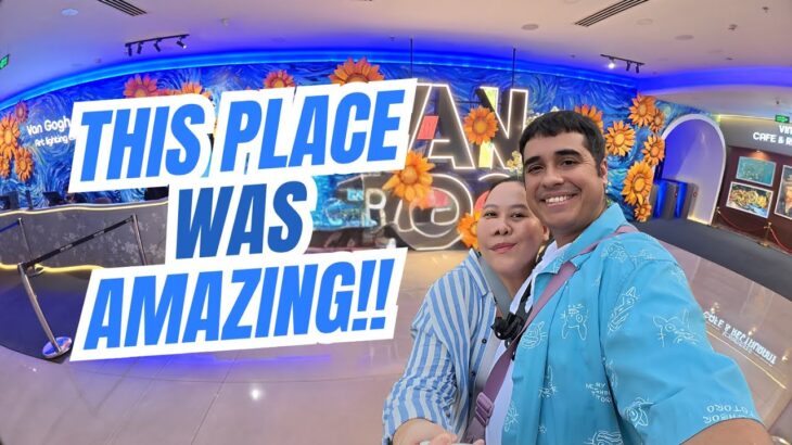We Explored the BEAUTIFUL Van Gogh & Monet Exhibit in Vietnam