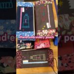 Hand embroidery pouches in TROPIC  #souvenir #handicraft #embroidery #travel #ベトナム土産物 #ホーチミン旅行 #bag
