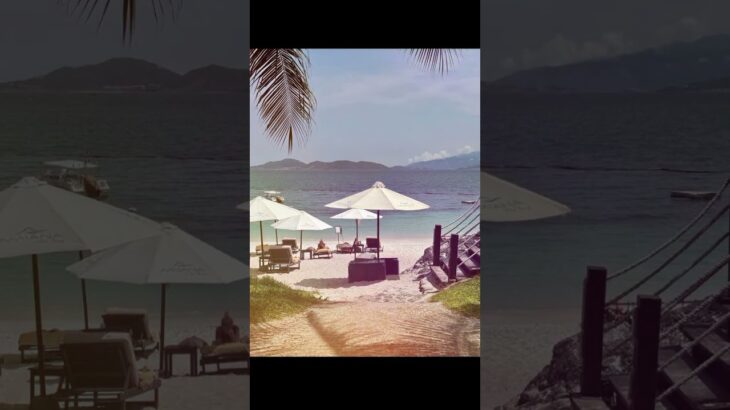 Lost in the blue paradise of Nha Trang Beach. #vietnamhalaltravel