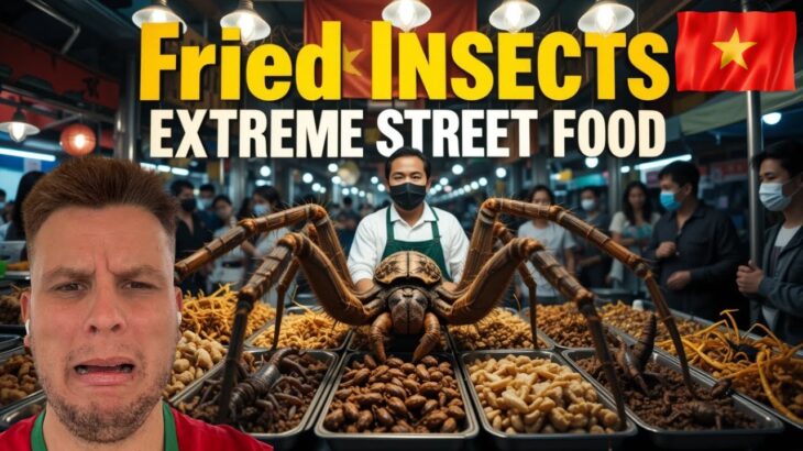 My WILD Experience EATING INSECTS In VIETNAM!!!