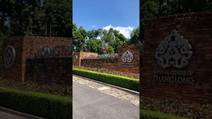 ベトナム旅行🇻🇳タンロン遺跡入口のモニュメント/世界遺産/ハノイ/Vietnam #海外旅行 #ベトナム旅行 #一人旅