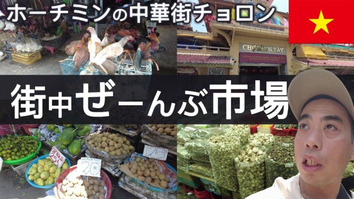 【チョロンの市場】ホーチミンの中華街に行ってみたら街ごと商店街でビビった