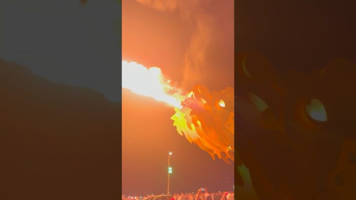 ベトナムダナンのドラゴンブリッジファイヤーショー　#ベトナム #ダナン