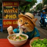 猫がベトナムホーチミンを旅行中♪