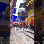 ベトナムのハノイで楽しめる光景✨#vietnam  #travel  #旅行　#hanoitrainstreet