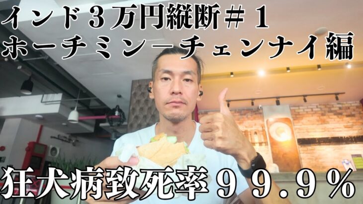 ［インド縦断３万円企画#1］ホーチミンーチェンナイ編　午前３時　謎の住宅街で野犬に囲まれる［狂犬病に罹ったらほぼ死ぬ」