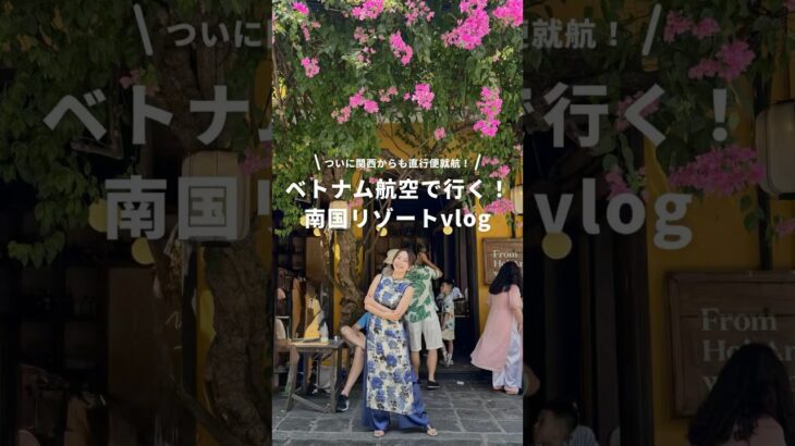 ベトナム航空の直行便で5時間！南国リゾート・ダナン🇻🇳 #海外旅行 #ベトナム #ダナン旅行 #ホイアン #旅行 #newt