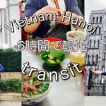 【ベトナム🇻🇳ハノイ観光】トランジット6時間でハノイ旅vlog✈️/フォー🍜/旧市街/姉弟旅
