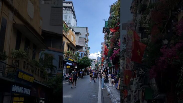 ベトナム旅行🇻🇳ハノイ旧市街 映えるオシャレな通り/街歩き/Vietnam #海外旅行 #ベトナム旅行 #vietnam