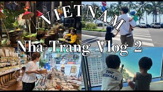【子連れ海外旅行Vlog】ベトナム🇻🇳ニャチャン後編🏝️観光 / グルメ/ お買い物🛍️