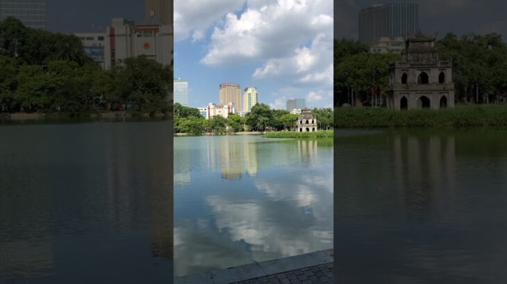 ベトナム旅行🇻🇳ホアンキエム湖でのんびり/ハノイ旧市街/街歩き #海外旅行 #ベトナム旅行 #vietnam