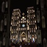 ベトナム旅行🇻🇳神秘的な夜の教会 ハノイ大聖堂/ハノイ旧市街/街歩き #海外旅行 #ベトナム旅行 #vietnam