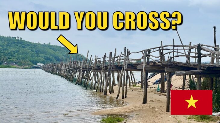 Crossing Vietnam’s Longest Wooden Bridge! 🇻🇳 Nha Trang To Quy Nhon | Vietnam Motorbike Tour Day 3