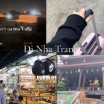 Travel vlog | Nha Trang Day 1 | Lần đầu đi tàu lửa 🚆 & khám phá chợ đêm