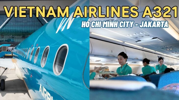 VIETNAM AIRLINES HO CHI MINH CITY TO JAKARTA AIRBUS A321neo FLIGHT EXPERIENCE!