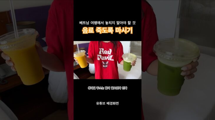 가공된 음료랑 차원이 다른 생과일 음료들 #베트남여행 #나트랑여행 #무이네여행 #여행브이로그 #동남아여행 #vietnamtravel #하노이여행 #호치민여행 #해외여행 #여름여행