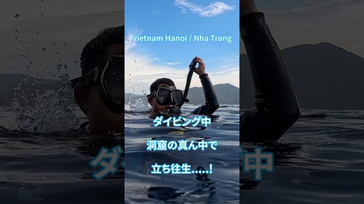 水深20mの洞窟で予想外のアクシデントが…! ベトナム人ガイドと行くニャチャンダイビング ムン島 & モット島 #vietnam #nhatrang #diving