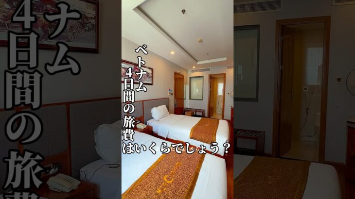 【ダナン旅④】ベトナム旅行費用公開！4日間で○○円！#ベトナム旅行 #海外一人旅 #海外ホテル