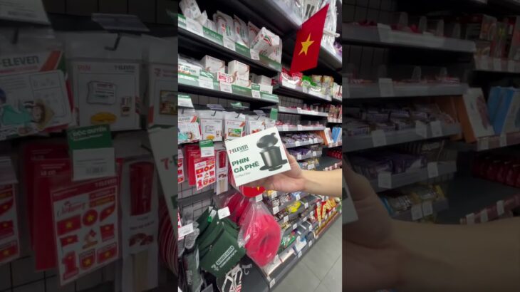 7-eleven in ハノイ🇻🇳：日本の便利さをベトナムで発見 #travel #hanoi #旅行