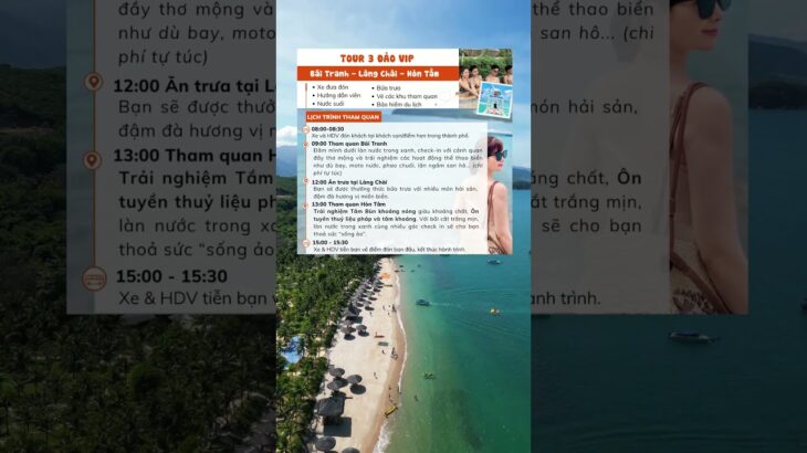Cập nhật giá các tour 3 đảo đang hot tại Nha Trang #newlifetravel #dulichnhatrang #tourdaonhatrang