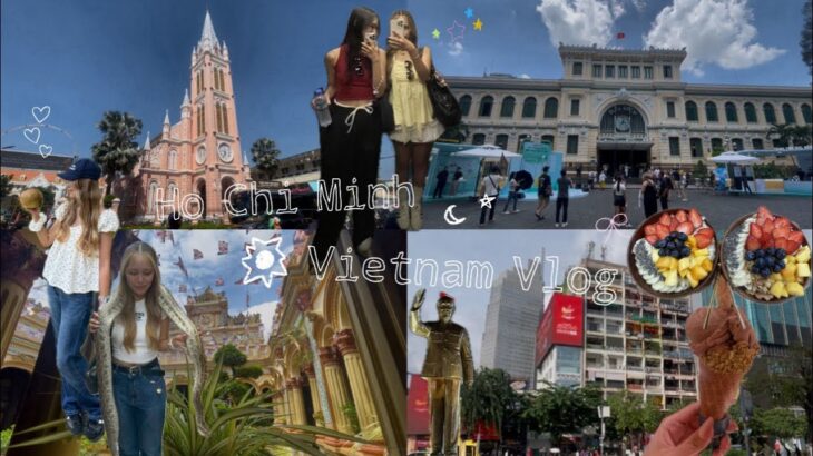 【Vlog】姉妹で3泊4日のベトナム旅行🇻🇳👭 | ホーチミンで過ごす大学生の夏休み🌻 | メコン川ツアーにも行ってきました♡