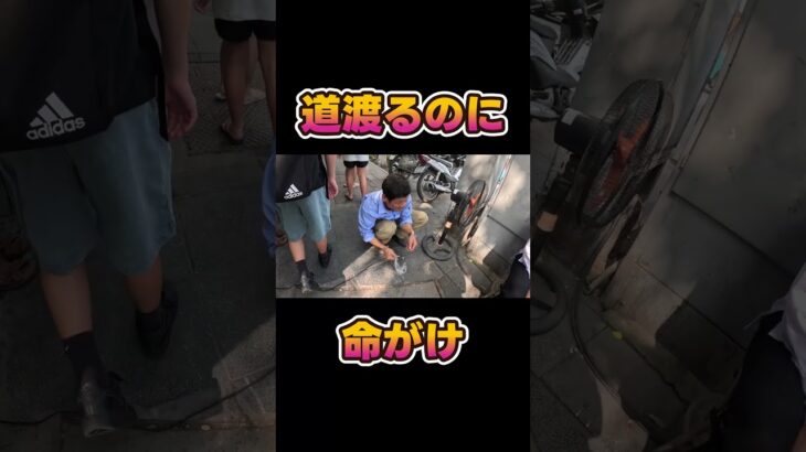 道渡るのに命がけのベトナム旅行