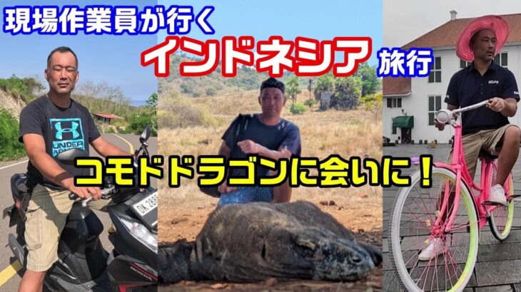 コモドドラゴンに会いたくてインドネシア旅行 / 現場作業員の休日