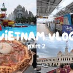 【ベトナムvlog】ホーチミン4泊5日 中編🇻🇳スイティエン公園でワニ釣り🐊2階建てバス🚌Pizza 4P’s🍕