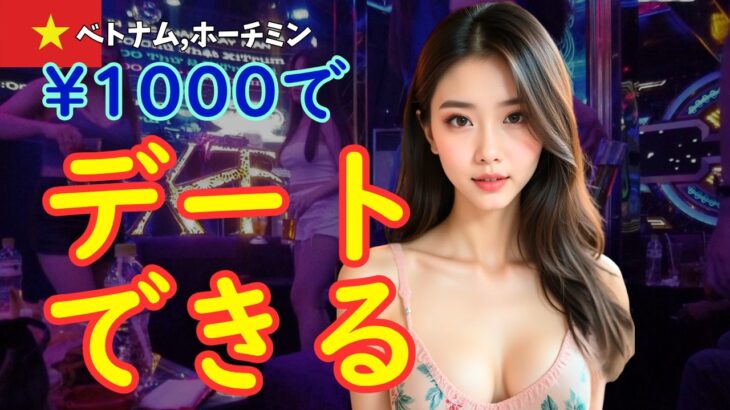 ホーチミンでベトナム美女と¥1000で出会う❗️合法夜遊びのDJカフェでデートチャンス❗️