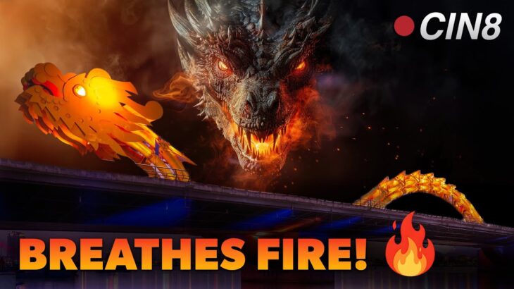 This Bridge Breaths FIRE – And People Stand Under It?