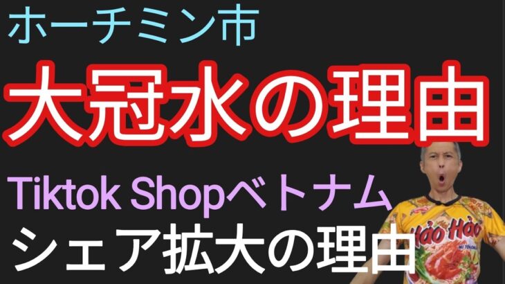 ホーチミン市大冠水、Tiktok Shopベトナムで更にシェア拡大の理由 #ベトナムビジネス #ベトナム進出 #海外 #海外旅行