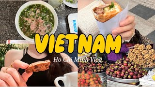 【ホーチミンVlog】食い倒れ4日間✈️バインミー&フォーが最高すぎた｜大雨爆走もあり☔️🇻🇳